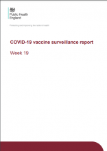 COVID-19 vaccine surveillance report: Week 19